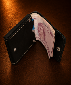 Alternative view of Derion Hakiki Deri Siyah Cüzdan – Premium El Yapımı