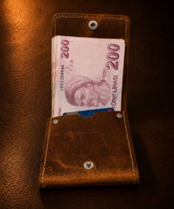 Alternative view of Derion Hakiki Deri Taba Cüzdan – Premium El Yapımı